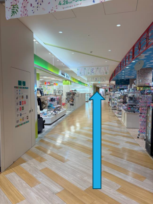 カメイドクロック館内の経路